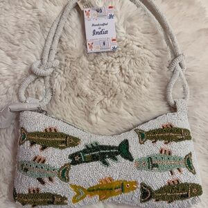 NWT -- VIRAL SARDINE BEADED BAG!!!